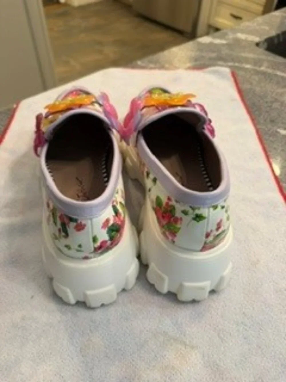 Betsey Johnson Vinie Floral Platform Loafers - Picture 4 of 4